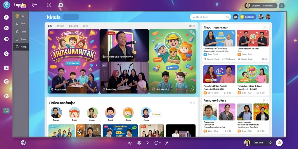 Tampilan awal aplikasi 365ZK yang menarik.