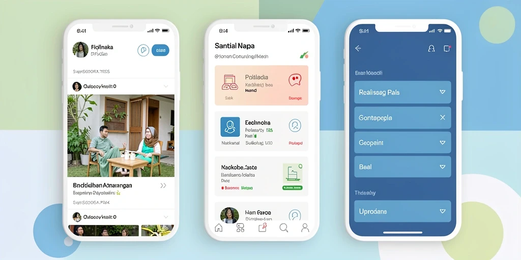Tampilan awal aplikasi yang menarik dan user-friendly.