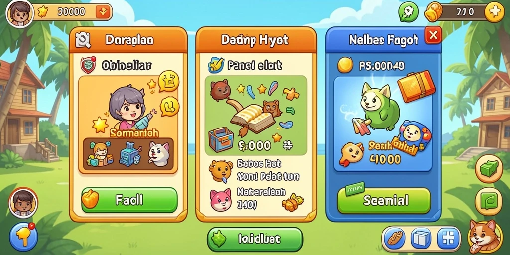 Screenshot permainan dengan grafis berkualitas tinggi.
