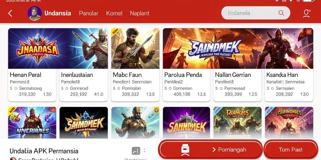 Tampilan antarmuka yang user-friendly.