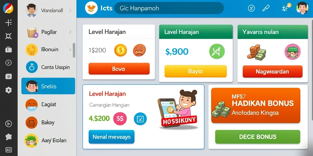 Tampilan awal HARGATOTO yang menarik dan user-friendly.