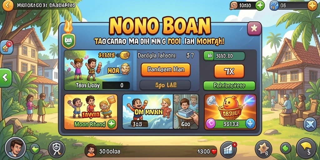 Tampilan utama yang menarik dan intuitif.