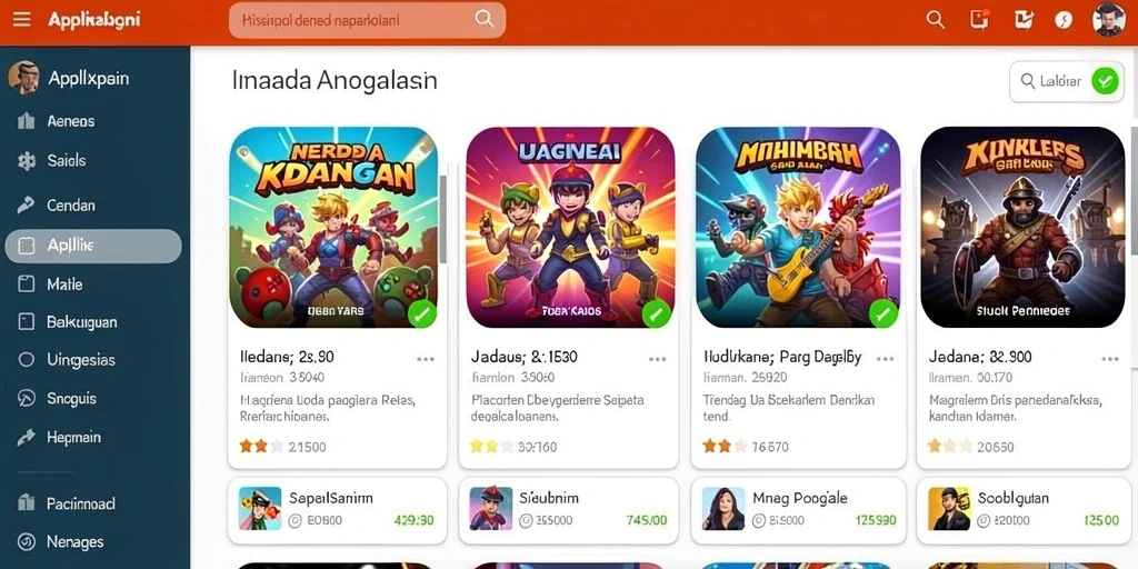 Tampilan antarmuka yang bersih dan mudah dinavigasi.