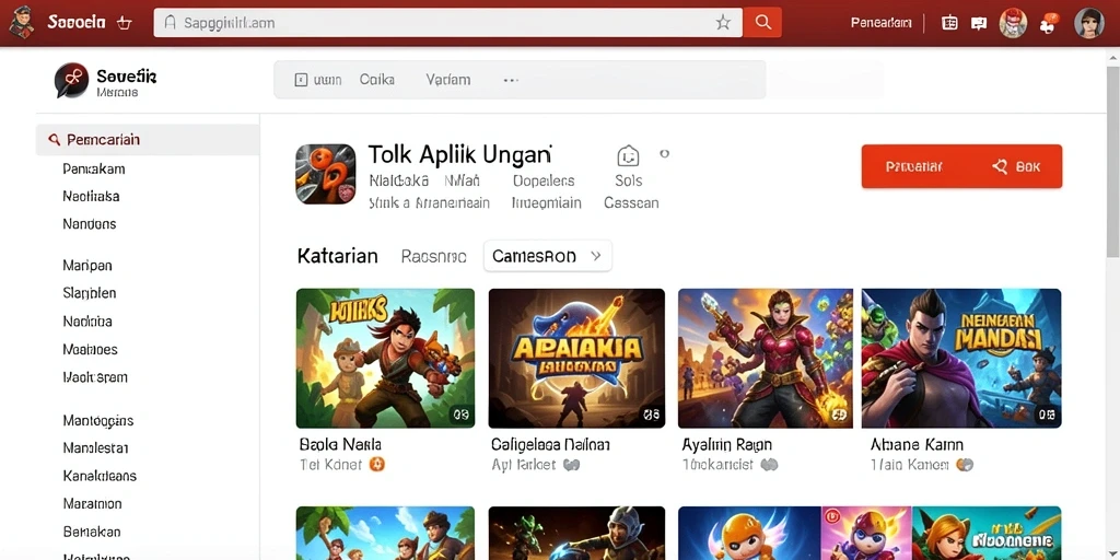 Tampilan antarmuka yang menarik dan mudah dinavigasi.