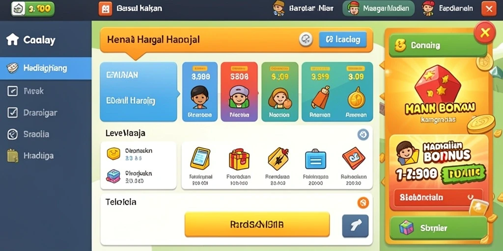 Tampilan antarmuka yang user-friendly dan menarik.