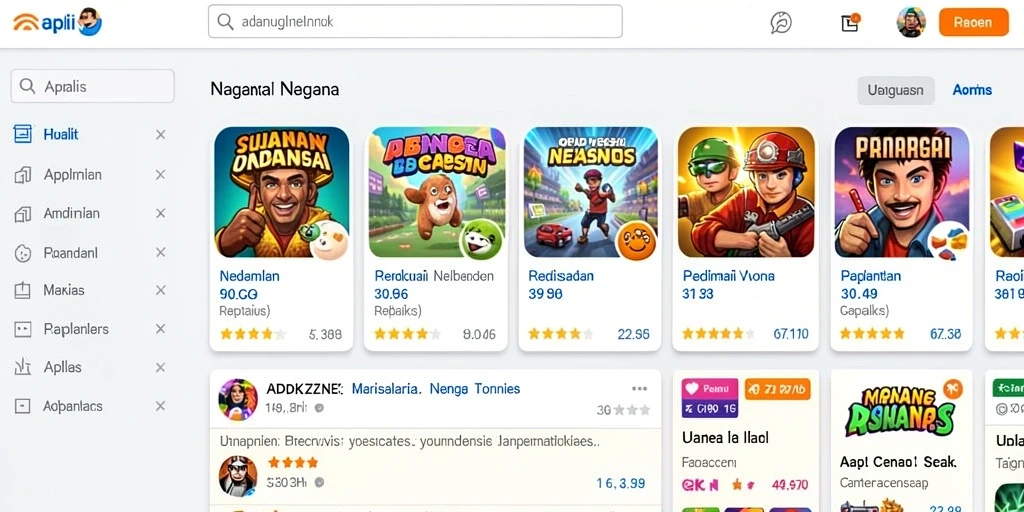 Tampilan antarmuka yang sederhana dan menarik.