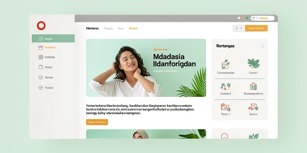 Tampilan antarmuka pengguna yang menarik dan ramah.